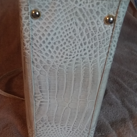 vintage stefano Bravo croco embossed tote - Picture 3 of 5